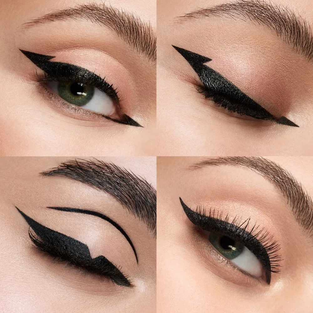 stila Stay All Day Dual Ended Matte Liquid Eye Liner in Intense Black, 1 mL